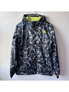 The North Face Camo Hooded Windbreaker Jacket